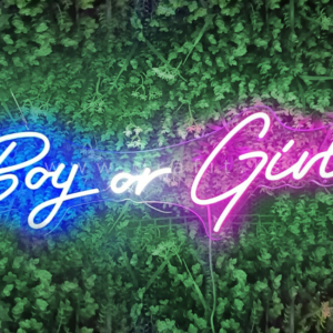 neon led natpis boy or girl