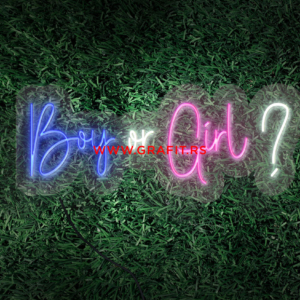 led neon boy or girl