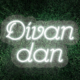 LED neon natpis divan dan latinica
