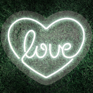 LED neon Love u srcu
