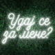 LED neon udaj se za mene